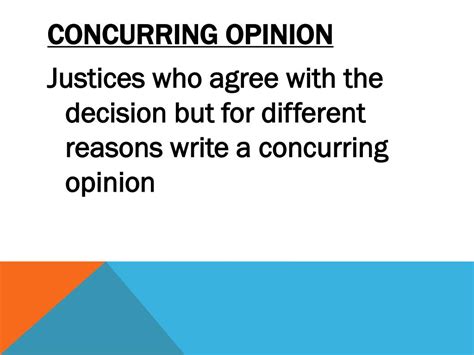 CONCURRING OPINION